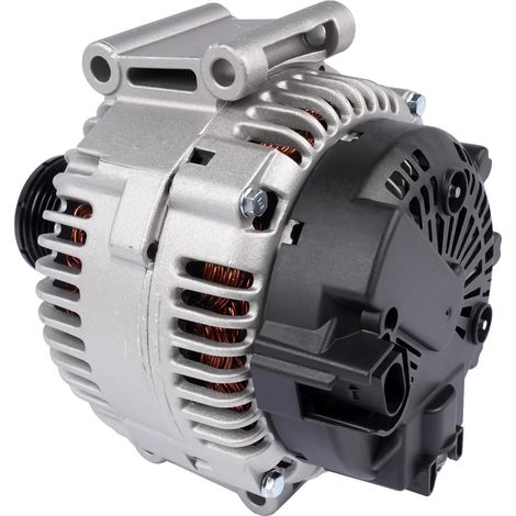 Alternador, corriente de carga de 180 A, voltaje de 14 V, compatible con varios modelos, rotación en sentido horario, montaje directo. (1/5)