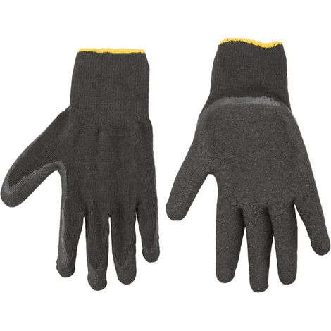 Arbeitshandschuhe Größe 10 aus Strick mit Latexbeschichtung
