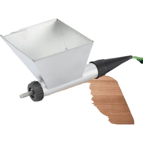 Pistola de cartuchos para mortero de cemento, acero inoxidable, tamaño de la tolva 206 x 200 mm, tamaño total 230 x 160 x 150 mm, peso neto 1 kg, asa desmontable. (1/5)