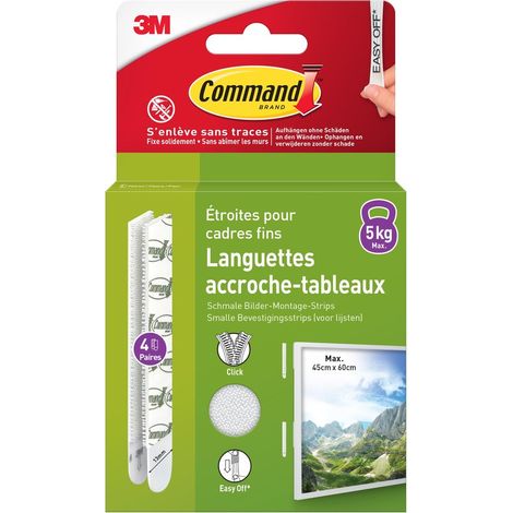 4er-Pack Command 3M weiße Klebestreifen COMMAND (1/5)