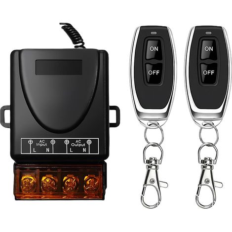 High Power Remote Control Switch 433MHz AC 220V 30A Teleruptor for Light Water Pump Appliances Agricultural Irrigation Control Distance 20M (1/5)