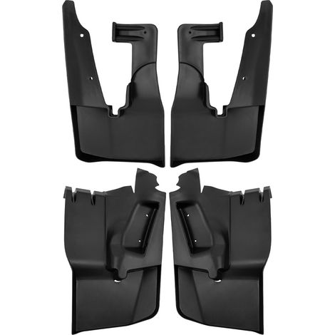 4 gardes boue pour Mercedes Sprinter W906 (2006-2018) – Lot avant/arrière gauche/droit, noir – Remplacement direct (1/5)