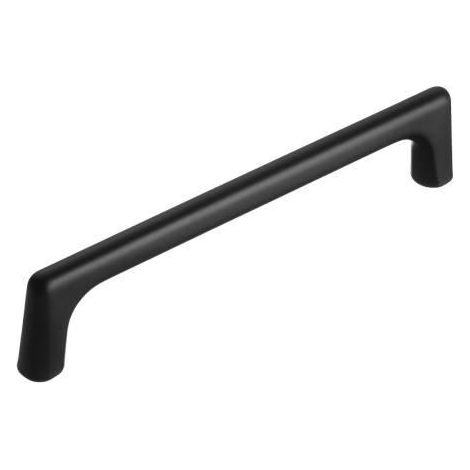 Maniglia per mobili GTV OCTAVIO nera, 160 mm, UZ-OCTAVIO-160-20M
