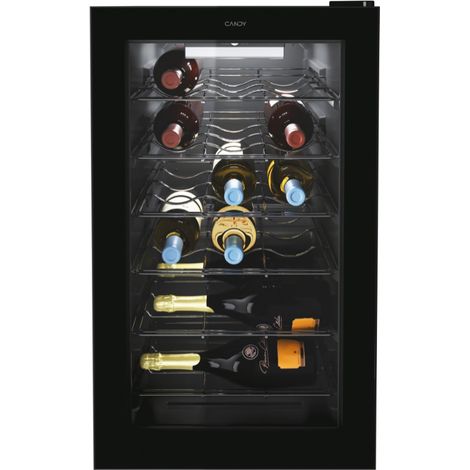 Candy CWC 021 M-NF Cantina vini a libera installazione cm. 40 - 21 bottiglie nero (1/6)