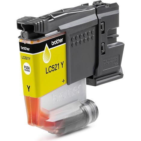 Brother LC521Y Cartouche d'encre originale - Jaune