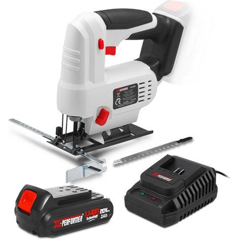 Scie sauteuse pendulaire 20V max livrée avec batterie 2Ah - X PERFORMER (1/2)
