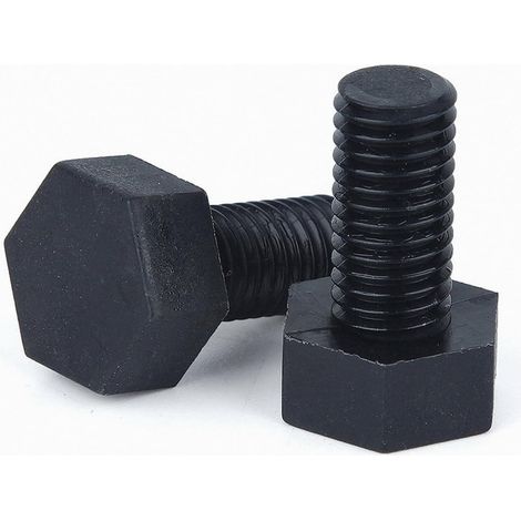 20 vis/boulons hexagonaux extérieurs en nylon noir M5 M6 de longueur 8-60 mm, vis isolantes