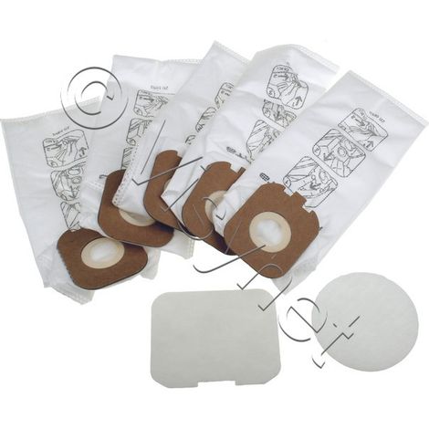 Rowenta ZR005001 Kit De Filtration Avec 5 Sacs Papier, 1 Microfiltre Powerline, 1 Microfiltre
