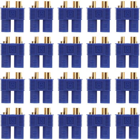 Lot de 20 fiches banane 3.5mm haute précision, connecteur batterie à transmission performante, accessoires pour avion modèle. (1/5)