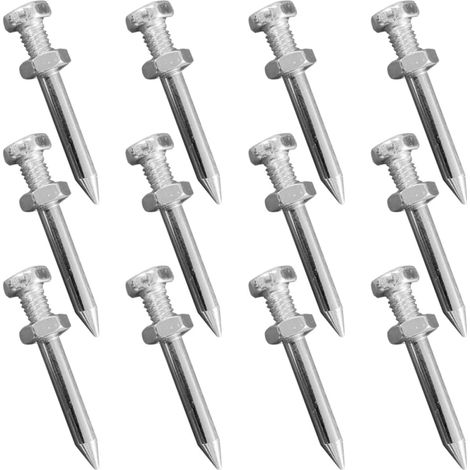 26pcs Clou D'aérateur en Métal pour Chaussure Jardin, Piquet de Chaussure D'aérateur Résistant à l'usure, Accessoires pour Aérateur Gazon, pour Entretien Pelouse (1/5)