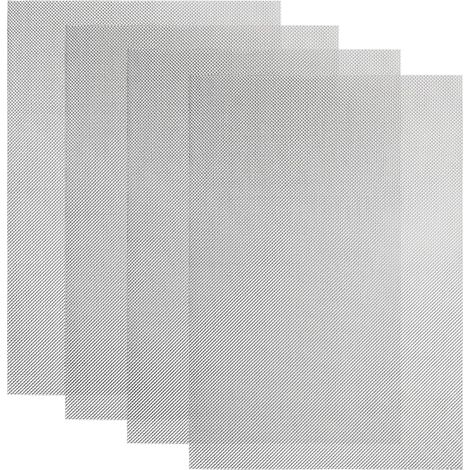 4PCS Grillage Métallique, Acier Inoxydable 304, Maille 1mm, Pour Fenêtre Jardin Ventilation