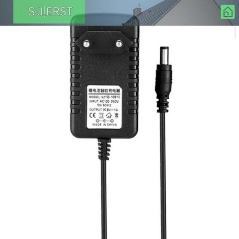 sjlerst Adaptateur de chargeur de li ion Adaptateur de chargeur de chargeur Ion résistant à la son fixation Plug UE 100-240V (1/4)