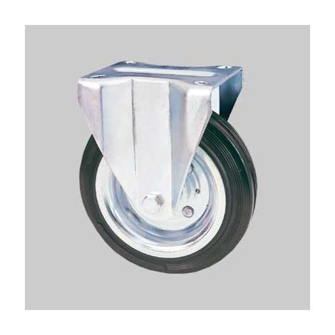 Ruota industriale fissa ideal star 200 mm - portata 200 kg