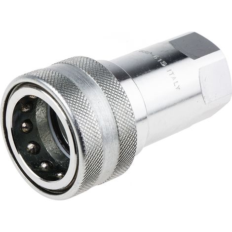 Raccord hydraulique rapide RS PRO, Femelle en Acier 1pouces ( Prix pour 1 ) (1/2)