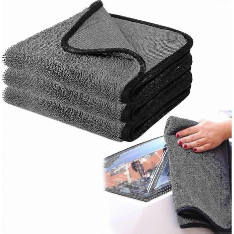 Serviette de bain XXL brillante pour sécher, serviette de séchage Exul Fastdry 40 x 60 cm, lingette pour cabine de douche. (1/5)