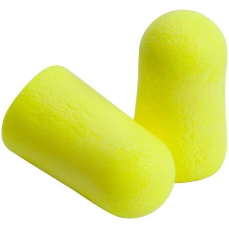 Bouchons d'oreille à usage unique，Bouchons d'Oreilles en Mousse, Bouchons d'Oreille Anti-Bruit pour Dormir, étudier, Travailler, Voyager, Projets, Construction (Yellow，60 paires)