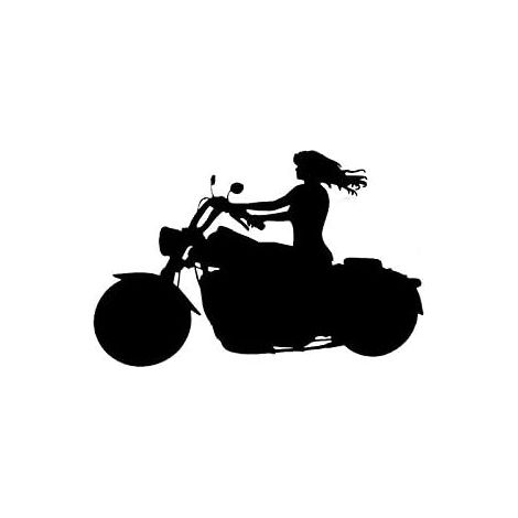 Autocollants De Moto Et Voiture Féminins Sexy, 17x11.1CM (1/2)