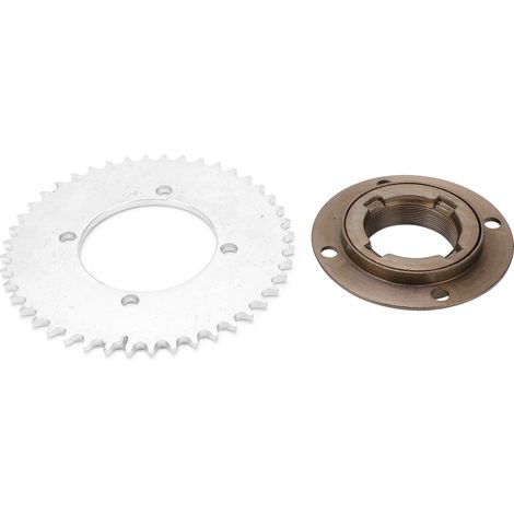 Pignon arrière T8F 44T Kit volant sans dents 4 trous pour motos 47cc 49cc et quad (1/5)