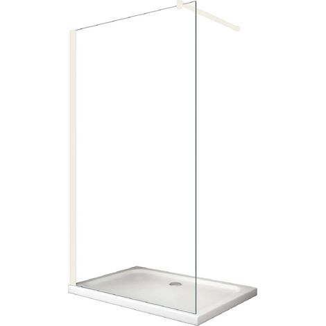 Glaswerk Westfalen - Parete doccia walk-in LiLy 140x200 cm, vetro bianco trasparente (1/4)