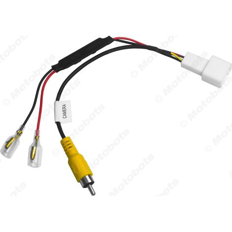 Adaptateur de câble de caméra de recul 4 broches compatible avec Mazda CX5/CX9 et câble de conversion de caméra 4 broches (1/4)
