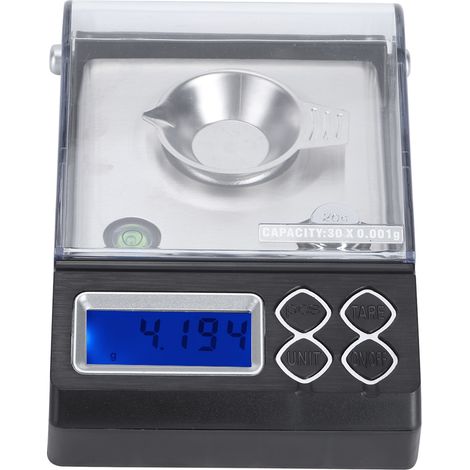 Mini balance électronique portable de haute précision pour bijoux et accessoires de cuisine, 30 g/0,001 g (1/5)
