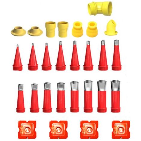QORVA-Lot de 28 Kit de buses pour applicateur de mastic avec buses et embouts pour cuisine, salle de bain et chambre à coucher (1/5)
