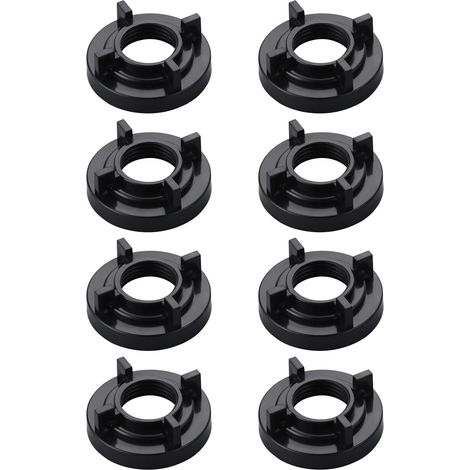 8 pièces Écrou de verrouillage de montage pour robinet de lavabo : 1,27 cm IPS durable, facile à installer, pièces de rechange, accessoires de montage