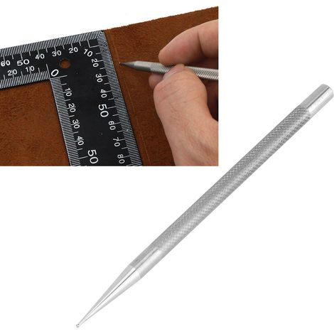 Stylo à tracer en acier inoxydable, stylo à tracer pour la sculpture sur cuir, stylo à tracer japonais, outils de maroquinerie artisanaux, outils de sculpture sur cuir