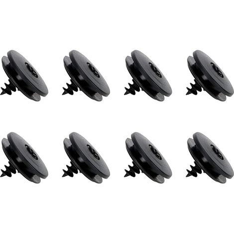 Lot de 8 Fixations Universelles pour Tapis de Sol Auto, Attaches Antidérapantes pour Moquette, Pinces de Fixation (1/4)