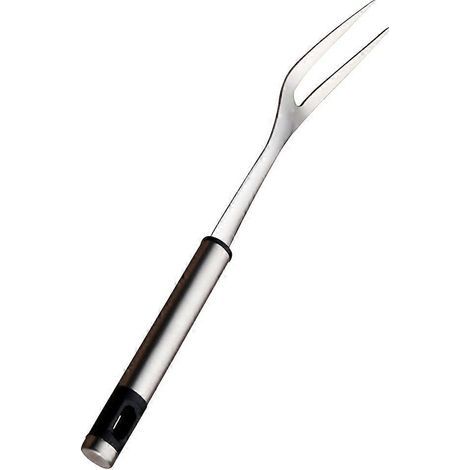 Fourchettes à viande - Grandes fourchettes de barbecue en acier inoxydable - Fourchettes à rôtir - Outils de grillade en extérieur - Argent - 29,5 x 3 x 2 cm - 1 pièce-AquaForge (1/5)
