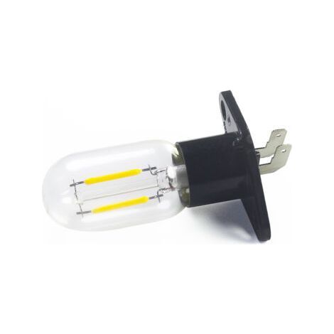 Micro-ondes Ampoule  Base 220V 2W LED Micro-ondes Lampe Ampoule pour Four à Micro-Ondes le Poire Lampe, Blanc (1/5)