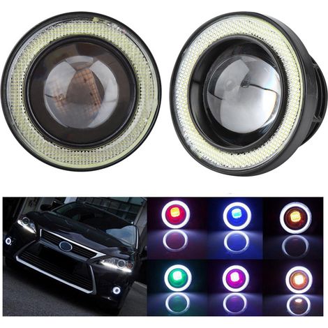 30W RGB COB LED Nebelscheinwerfer, Angel Eye Halo, Superhell mit Fernbedienung (3,5 Zoll) (1/5)