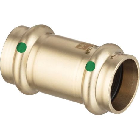 Viega manicotto Sanpress, d 28mm bronzo rosso o bronzo al silicio Modello 2215, 108618