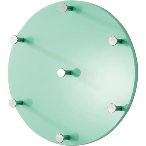 Patère Murale Ronde "Kely" 35cm Menthe (1/2)