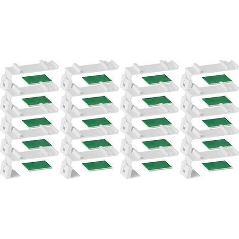 20 accessoires de fixation pour supports de stores enrouleurs, pinces de fixation pour stores, pièces de rechange et quincaillerie de réparation (1/5)