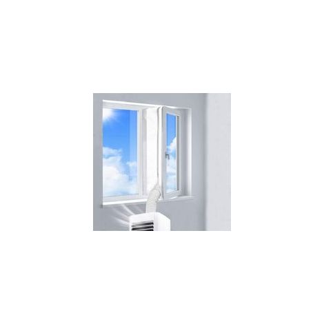 Joint de fenêtre pour climatiseur portable 4M, adapté à tous les climatiseurs portables et sèche-linge, déflecteur d'air chaud, facile à installer, étanche, portable (1/5)