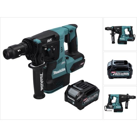 Martello combinato a batteria Makita HR 004 GD1 40 V max. 2,8 J SDS plus XGT Brushless + 1x batteria da 2,5 Ah - senza caricabatterie (1/5)