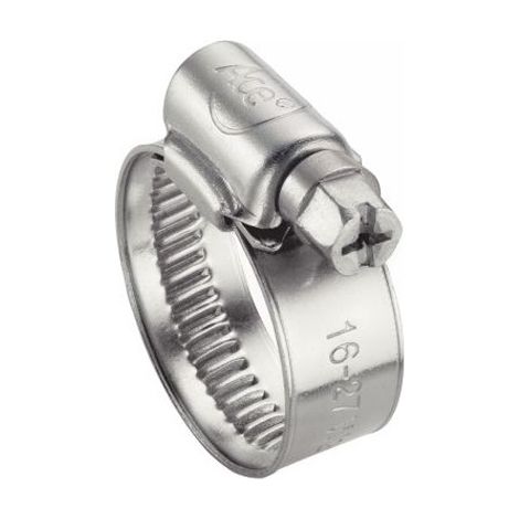 Collier de serrage bande non perforée 12MM Diamètre 25 à 40 Acier zingué W1
