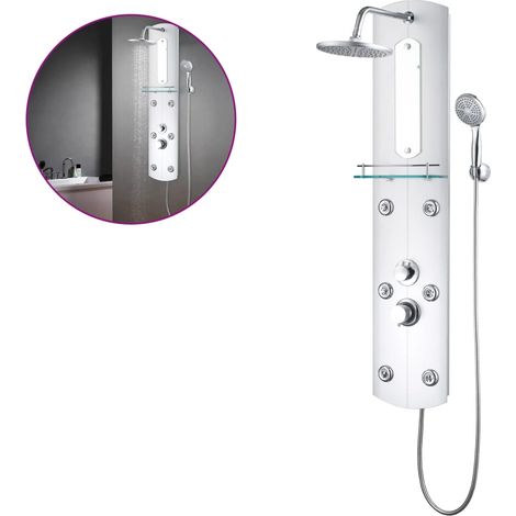 Maison Exclusive - Pannello Doccia 25x43x120 cm Argento