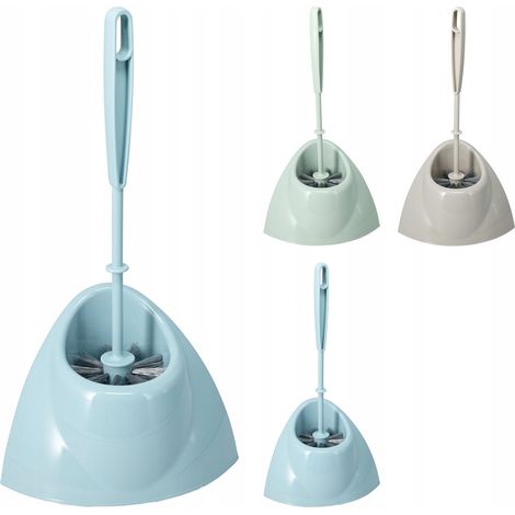 Brosse de toilette avec support, coin en plastique, 36 cm, 1 pièce. (1/4)