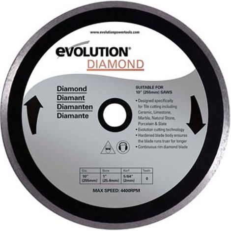 Disco de diamante EVOLUTION Lamdrage3 de 255 mm Evolution
