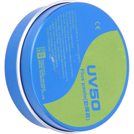 Pâte à souder MCN-UV50, fil d'étain pour fers à souder électriques, pour le soudage de circuits imprimés (PCB/BGA/PGA/CMS). (1/5)
