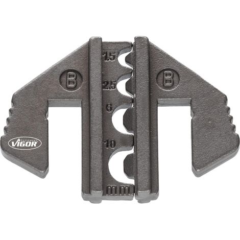 VIGOR Jeu de mâchoires de sertissage B V2499-B