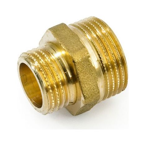 Niples nipplo raccordo diritto ridotto MM 3/4"x3/8" ottone 260003H050300H