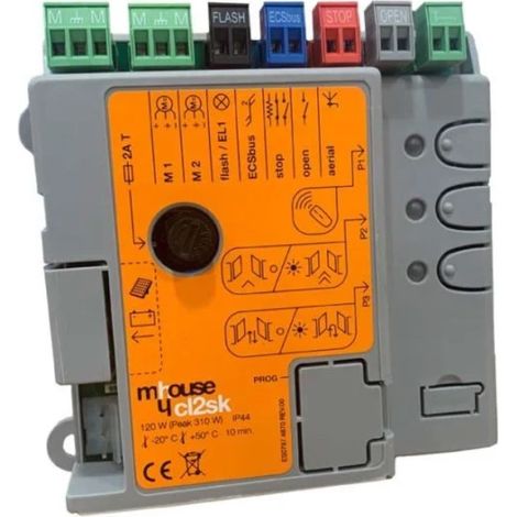 Carte électronique pour motorisation de portail NICE – Compatible avec WG2S, WW2S, WS2S, WU2S – Logique de commande pour contrôle à distance – Mhouse