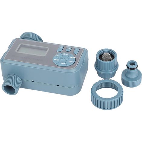 Programmateur d'arrosage automatique pour jardin, boîtier en ABS étanche, écran LCD, contrôle précis durée et fréquence, idéal irrigation goutte-à-goutte et pelouse, fonctionnement sur piles (1/5)