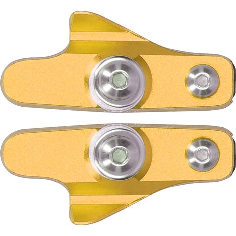 ZTTO Rennrad-Bremsbeläge Fahrradbremse Geräuschlos Rutschfest Gummiblöcke Ersatz (Gold) (1/5)