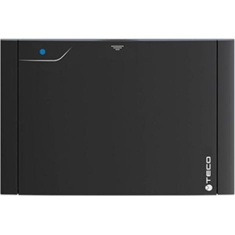 Placca di copertura 290x185 mm nero con sportello magnetico teco e03 kple0301a00