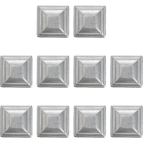 10 Stück quadratische Pfostenkappen