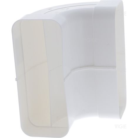 Coude vertical double femelle tube rectangulaire 222x90mm 906404 Novy (1/4)